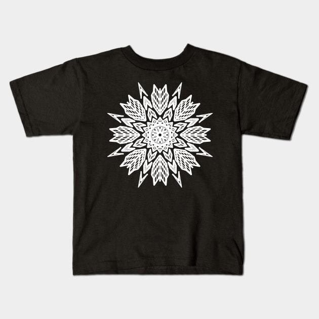 MANDALA MAGIC CIRCLE 046 Kids T-Shirt by B&E